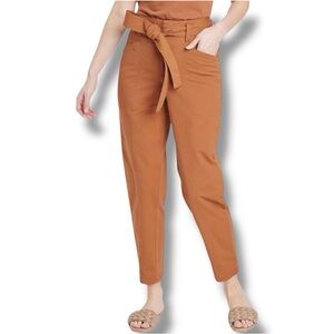 a new day Size 2 High Rise Tapered Ankle Rust Pants